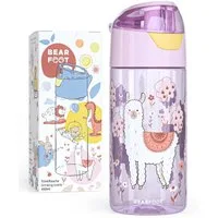 BEARFOOT Trinkflasche Trinkflasche Kinder, leichte Wasserflasche - Lama