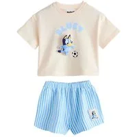 Next T-Shirt & Shorts Shorts-Set, Bluey Fußball (2-tlg)