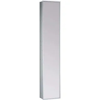 Emco Asis Modul 300 Schrankmodul 972009913 aluminium/spiegel, mit Spiegeltür, Unterputzmodell