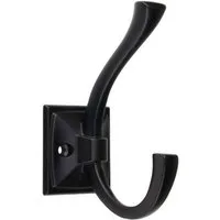 livingpoint24 Garderobenhaken Garderobenhaken Singo Kleiderhaken Schwarz matt Wandhaken Haken modern (1 St)