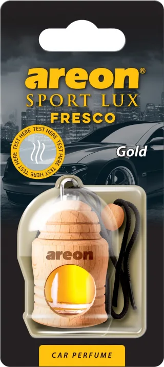 Original Areon FRESCO Autoparfüm Duftdose Duftbaum Holz Lufterfrischer LUX GOLD