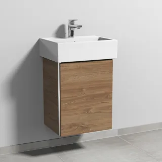 Sanipa 3way Waschtischunterbau zu Duravit Vero Air Waschtisch mit 1 Tür, Eiche-Kansas BR43059