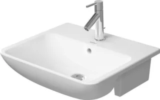 Duravit ME by Starck Halbeinbauwaschtisch Weiß Hochglanz 550 mm - 0378550000 0378550000
