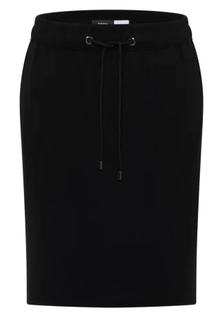 CECIL - Jogg-Skirt mit Glitzer-Tape schwarz - Gr. - XL