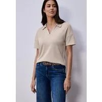 STREET ONE Poloshirt aus softer Viskose