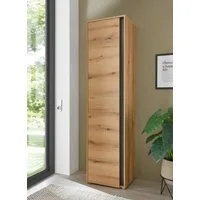 Home affaire Garderobenschrank GiRON/CiTY, moderner Schrank, Schuhschrank mit Stauraum 9 Einlegeböden, 10 Fächer, Tür beidseitig montierbar, 50 cm breit
