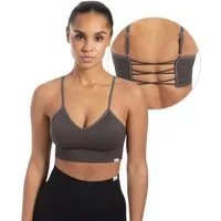 Smilodox Sport-BH Alma, Shaped Fit Yoga Bra, mit herausnehmbaren Cups V-Ausschnitt, Blickdicht, Ohne Bügel, Verstellbare Träger Sport Top