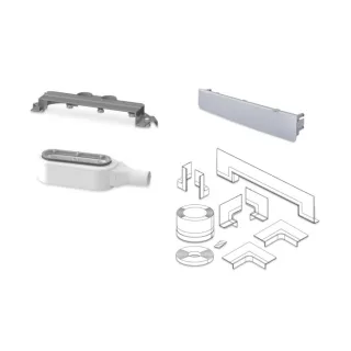 Kaldewei Xetis Installationsset 2 687676320000 mit Design-Blende hochglanz-verchromt