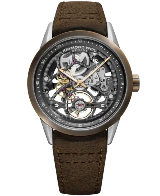 Raymond Weil Freelancer Herrenbraun Uhr 2785-SBC-60000