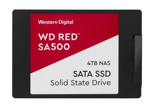 Western Digital WD Red SA500 NAS SATA SSD 4TB | wds400t1r0a | 2.5" / SATA 6Gb/s