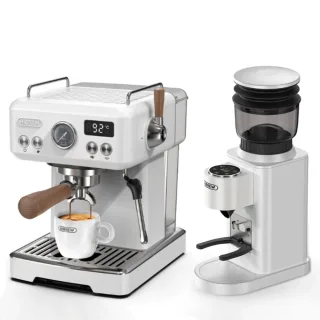 [EU Direct] HiBREW H10 Plus Espresso Machine & G7 Conical Burr Grinder Set 20-Bar Pressure PID Control 48 Grind Levels H