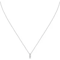 CHRIST Collier CHRIST Damen-Kette 585er Weißgold 3 Diamant