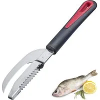 WESTMARK Fischentschupper Fischwerkzeug 2in1 »Gallant« mit Messer, Rostfreier Edelstahl