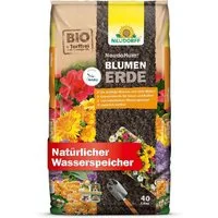Neudorff Blumenerde NeudoHum BlumenErde 40 Liter, mit Organische Grunddüngung, (Einzelartikel, Speichert Wasser und Nährstoffe, optimiert Wasser- & Lufthaushalt), Speichert Wasser und Nährstoffe, optimiert Wasser- & Lufthaushalt