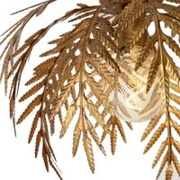 Qazqa Deckenleuchte Botanica, ohne Leuchtmittel, Warmweiß, QAZQA Deckenleuchte, e27, Gold, Stahl, Landhaus