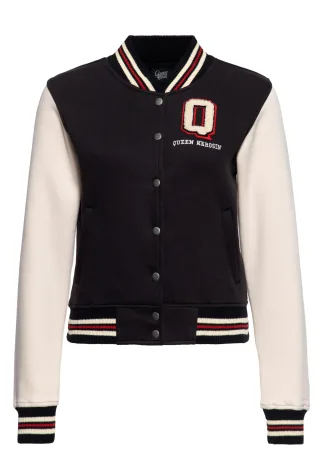 Queen Kerosin Damen College Sweatjacke Q