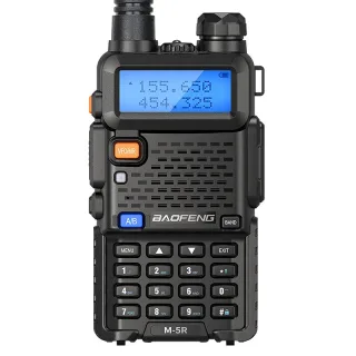 Baofeng M-5R 8W Ham Radio Long Range Dual Band Tri Power VHF UHF 1.25M Aviation AM FM Receiver Type-C Charging Walkie Ta