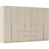 OTTO home Drehtürenschrank Kleiderschrank Schrank Garderobe AGORDO mit Dekor- oder Hochglanzfront (in zwei Griff-Farben, Breite 315 cm) mit Außenschubkästen, Serie in 7 Breiten und 2 Höhen MADE IN GERMANY