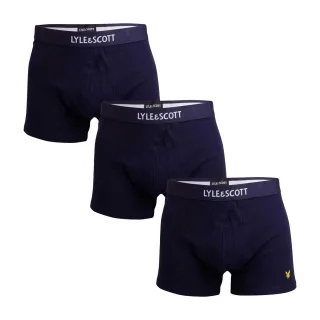 Lyle & Scott - Boxershorts für Herren (3er-Pack) (Marine)
