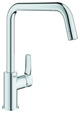GROHE Küchenarmatur Eurosmart 101234 Niederdruck hoher Auslauf chrom, 1012340000 1012340000