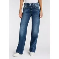 Herrlicher Straight-Jeans Prime New Denim Stretch mit Spitzbund hinten