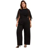 Friends Like These Jumpsuit Friends Like These Jumpsuit mit Cape-Ärmeln, Curve (1-tlg)