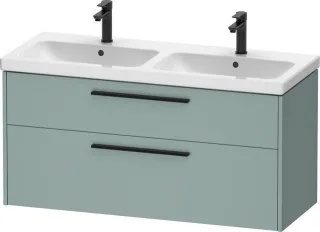 Duravit D-Code Waschtischunterschrank wandhängend Schubk. 2, für Doppelwaschtisch  DC46740BDHG0000