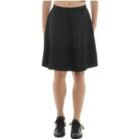 F&K-Mode Midirock Swing Rock Midi Falten Gummibund hohe Taille Swingrock