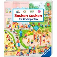 Pappbilderbuch, Sachen suchen Im Kindergarten