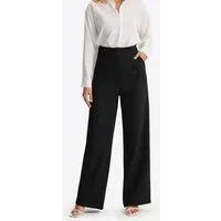 Imily Bela Anzughose Damen Locker Sitzende Weite Freizeithose (Packung, 1-tlg., 1per-Pack) in Unifarbe