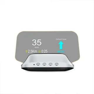 Head-Up Display Portable Car OBD2 Speed Navigation Projector Car Dashboard Display Screen Navigation Projector GPS OBD S