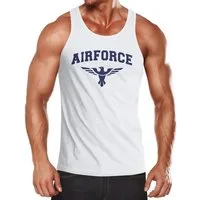 Neverless Tanktop Herren Tank-Top Airforce US Army Adler Militär Muskelshirt Muscle Shirt Neverless® mit Print