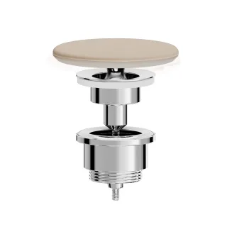 VitrA Schaftventil mit rundem Ventildeckel aus Keramik 10 x 10 x 12 cm (BxTxH),6374L422-2001 6374L422-2001