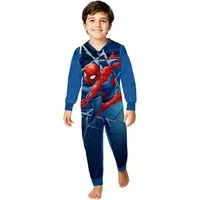 United Labels® Jumpsuit Marvel Spiderman Jumpsuit Overall Pyjama Schlafanzug langarm