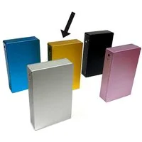 HAC24 Sammleretui Sammleretui Zigaretten Aluminium Zigarettenetui Etui, Metall Für 12 Zigaretten
