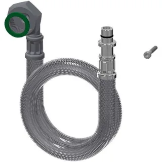 KWC Aquarotter Schlauch, F5, G3/4 und Steckfitting, 950mm, DN10, L-Form, 2030062339, 2030062339 2030062339
