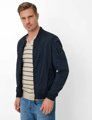Brax Herren Blouson Style CREW navy, dunkelblau, Gr. M