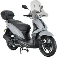 Alpha Motors Motorroller Motorroller Libero 125 ccm 90 km/h 16" inkl. Topcase und Windschild, 125 ccm, 90 km/h, Euro 5