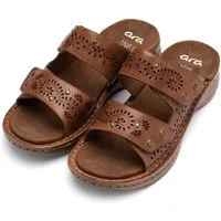 Ara HAWAII Pantolette Keilabsatz, Schlupfschuh, Sommerschuh, in G-Weite (weit)