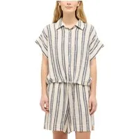 MUSTANG Kurzarmbluse Damen Style Muce Short Sleeve