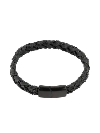 Zeeme Stainless Steel Armband Edelstahl/PVD schwarz