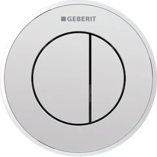 Geberit Fernbetätigung Typ 10 pneumatisch für 2-Mengen-Spülung UP-Drücker glanzchrom, 116055KH1 116055KH1