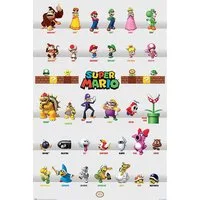 PYRAMID Poster Nintendo Super Mario Poster Character Parade 61 x 91,5 cm