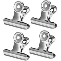 BAYLI Pizzaschneider 20 Stück kleine Verschlussclips Metall, 30mm Tüten Clips, Brief