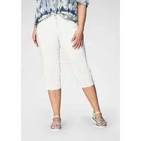 KjBRAND Caprihose Babsie: bequemer Oberschenkel Sommerhose mit Strukturmuster