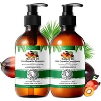 ALIVER Haarpflege-Set Set Batana Haar Shampoo Conditioner Öl Haaröl Haarwachstum Vegan, Haarpflege, Haarwachstum,Kopfhautpflege