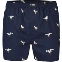 HAPPY SHORTS Boxershorts Happy Shorts Herren american Boxer Boxershorts Shorts Webboxer Möwe - sea gul S - M - L - XL (1-St)