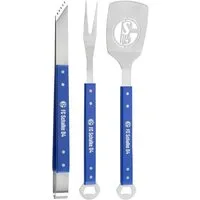 FC Schalke 04 Grillbesteck-Set Grillbesteck 3er-Set, (3 tlg)