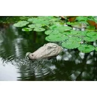 Ubbink Wasserspeier Krokodil, Schwimmt auf dem Wasser, BxLxH: 16x34x10 cm, ohne Schlauch und Pumpe