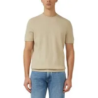 s.Oliver T-Shirt mit Leinen Anteil